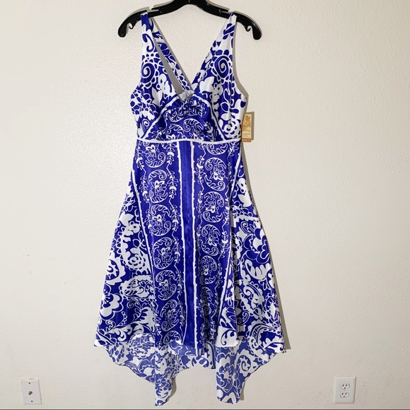 Joseph Ribkoff Dresses & Skirts - Joseph Ribkoff Floral Asymmetrical Dress